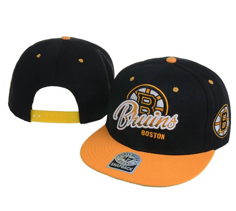 Boston Bruins NHL Snapback Hat 60D1